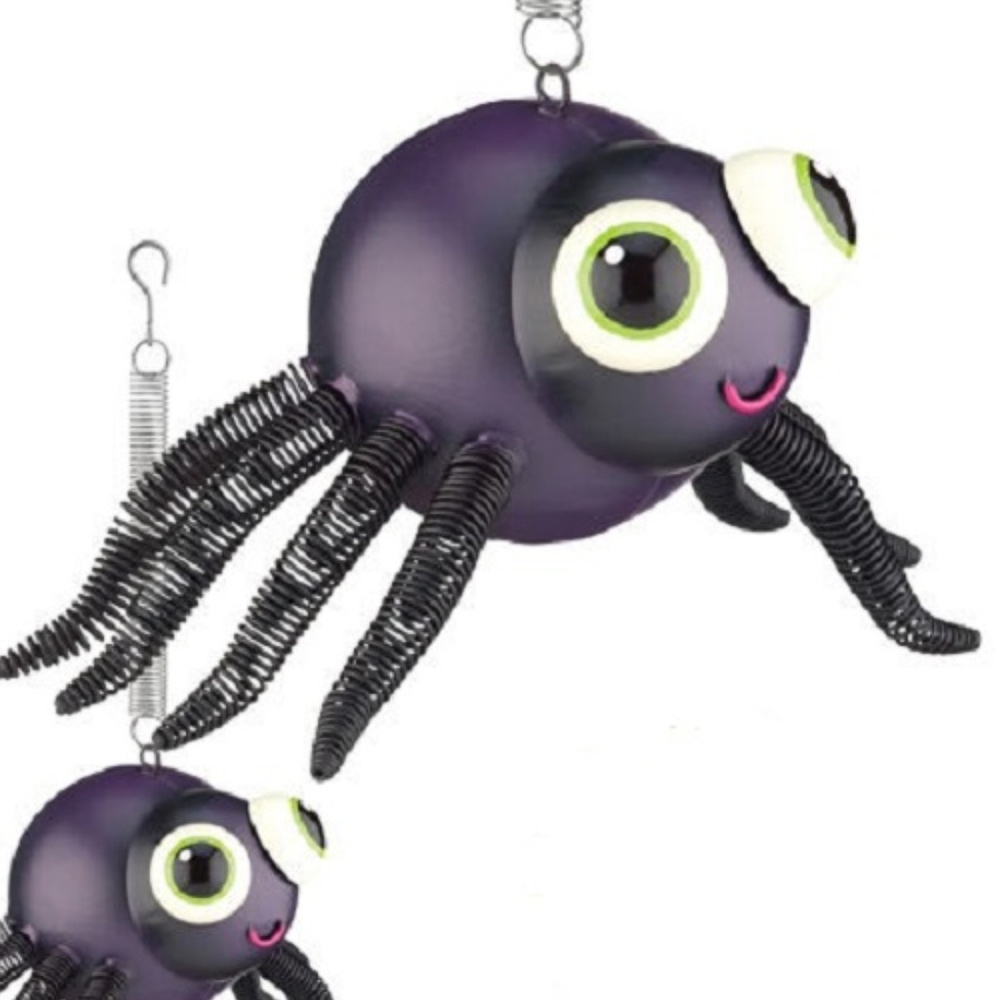 Halloween Metal Bouncie Spider for Home, Yard and Garden NEW